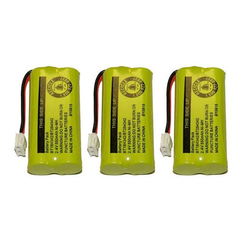 Replacement VTech 6010 Battery for 6222 / LS6245 Phone Models (3 Pack)