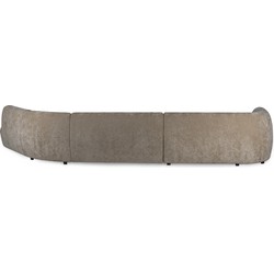 PTMD Lujo Sofa Cream 6051 Fiore Fabric 2 Seater Element