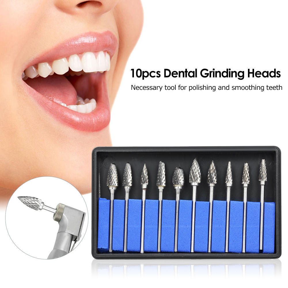 Tungsten Steel Nitrate Carbide Drills Grinding Heads Dentistry Equipment