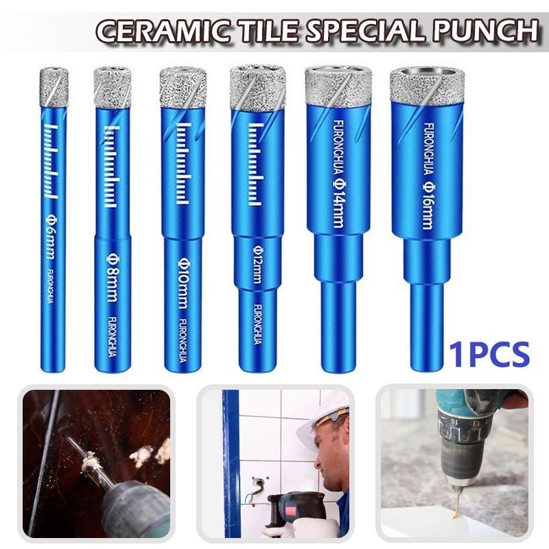 6/8/10/12/14/16mm Dry Diamond Core Drill Bits for Granite Ceramic Tile Porcelain