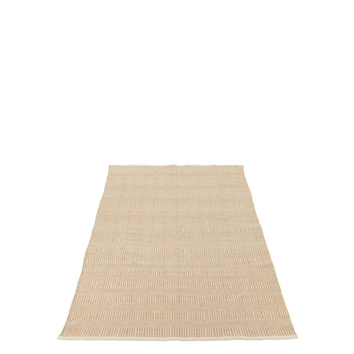 J-Line Tapijt Ibiza Outdoor Polyester Naturel/Wit Large - Vloerkleed 300 X 203 Cm