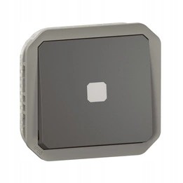 Legrand - Interrupteur Temporisé Lumineux Plexo Composable Anthracite (069804L)