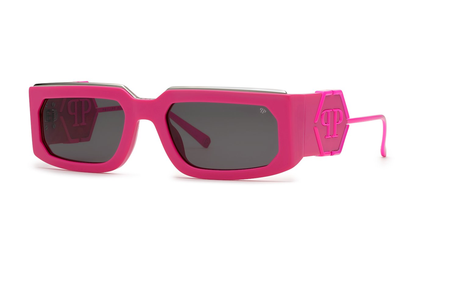 Philipp Plein, Sunglasses, Unisex, Pink, 58 MM, Authentic Glasses with Top-Notch Service