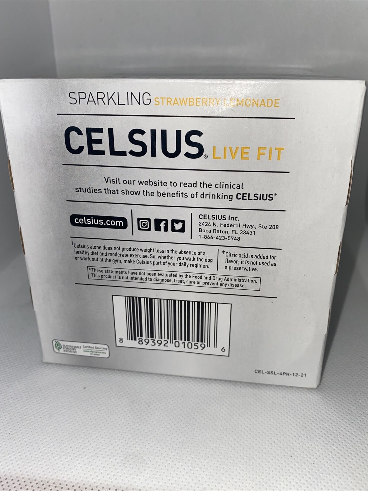 CELSIUS Sparkling Strawberry Lemonade  Functional Essential Energy Drink 12 Fl Oz (Pack of 4) thumbnail