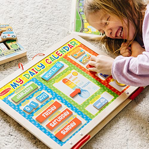 Melissa & Doug My First Daily Magnetic Activities Calendar for Kids, Weather and Seasons Calendar for Preschoolers and Ages 3+ (Pack of 1) thumbnail
