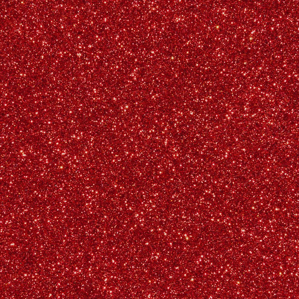 PlottiX Aufbügelfolie GlitterFlex 32 Cm X 50 Cm Rot