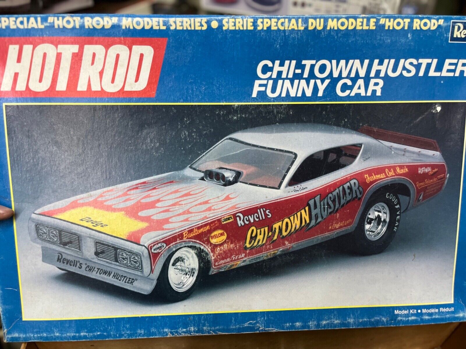 #1 Revell 7478 Chi-Town Hustler Dodge Charger Funny Car 1/16 McM Niob Si