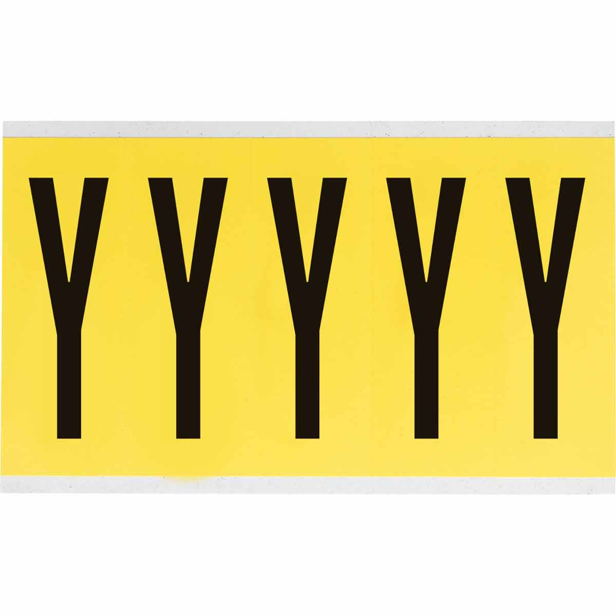 Brady 3460-Y Self-adhesive Label Rectangle Removable Black, Yellow...