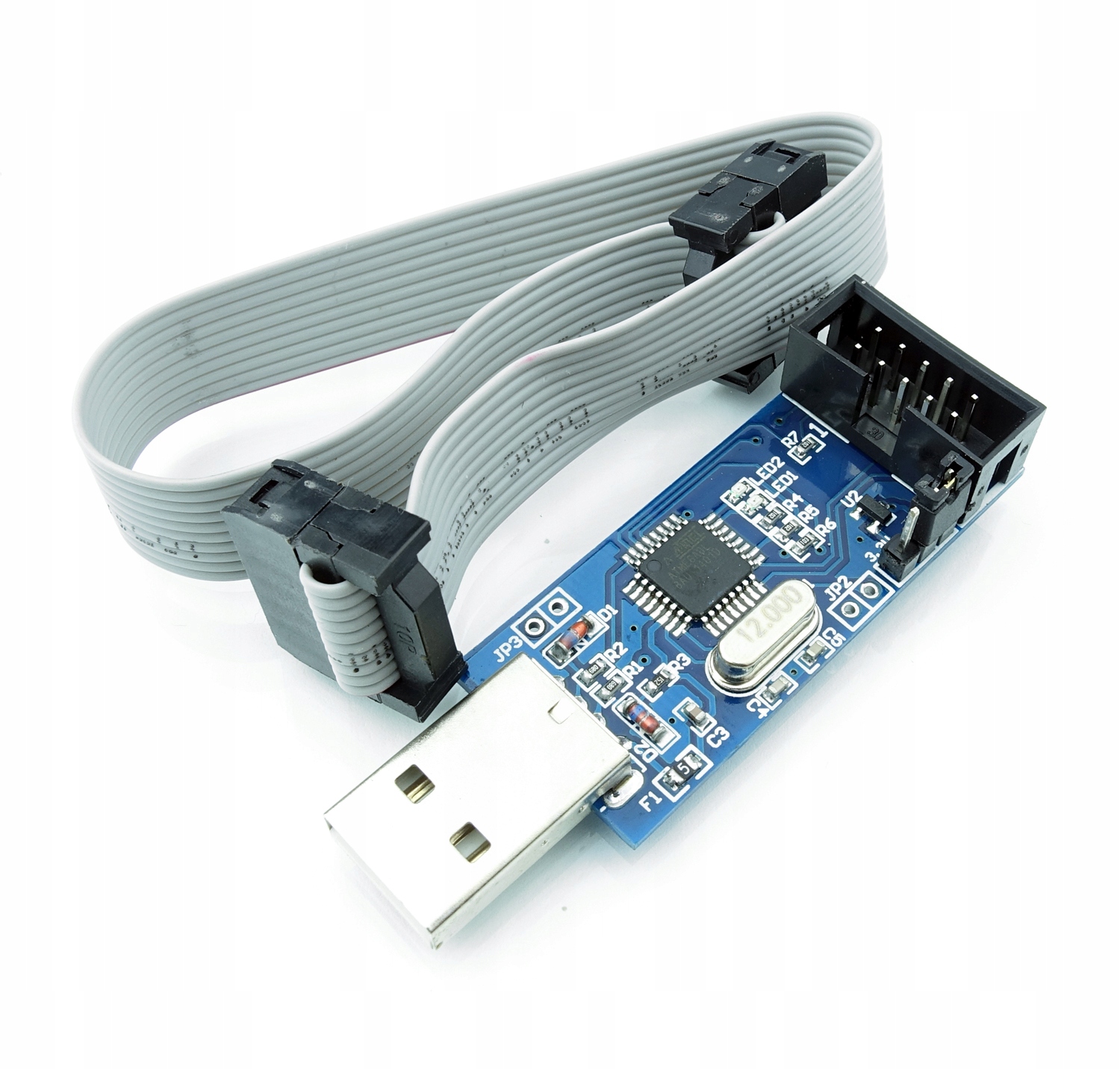 Programator Isp USBasp Atmel Avr Atmega Taśma