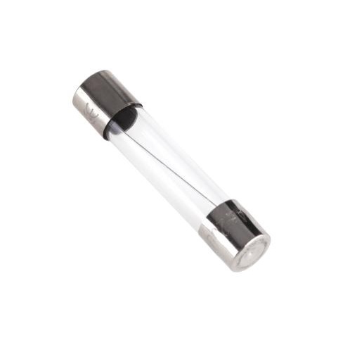 Bezpiecznik Topikowy Szklany 20mm 2A 10szt