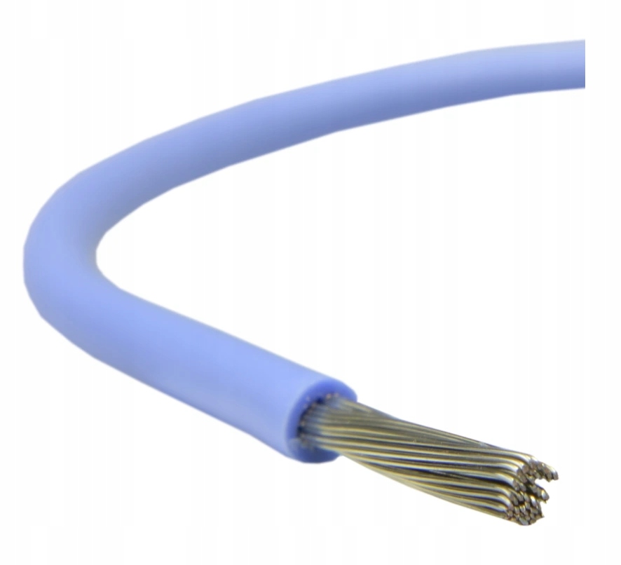 Kabel Przewód Silikonowy Niebieski Sif 180C 1,5mm2