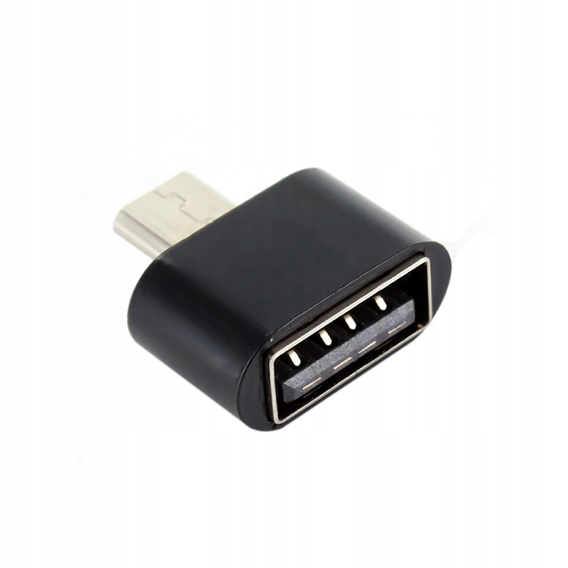 Przejściówka Micro USB Otg Adapter USB 2.0 Black