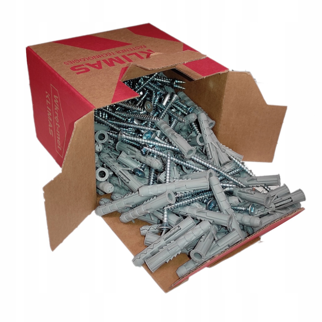Kołki Rozporowe Krx 8 X 50 Z Wkrętem 100mm 100szt