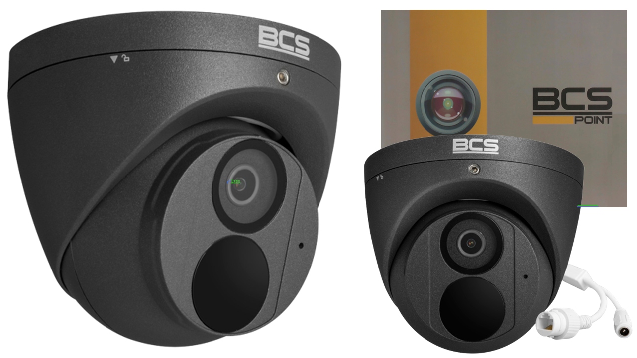 Kamera IP BCS-P-EIP28FWR3-Ai2-G 8Mpx 2,8mm, Mikr