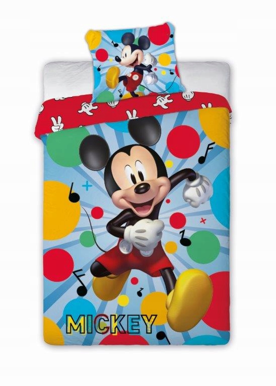 Pościel Dziecięca Myszka Mickey 140x200 Miki Mouse