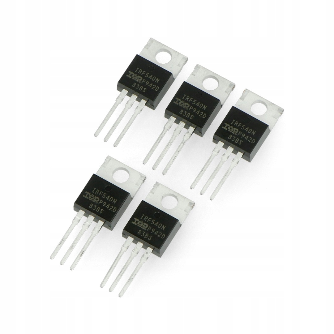 N-mosfet IRF540N Tht 5 Szt.