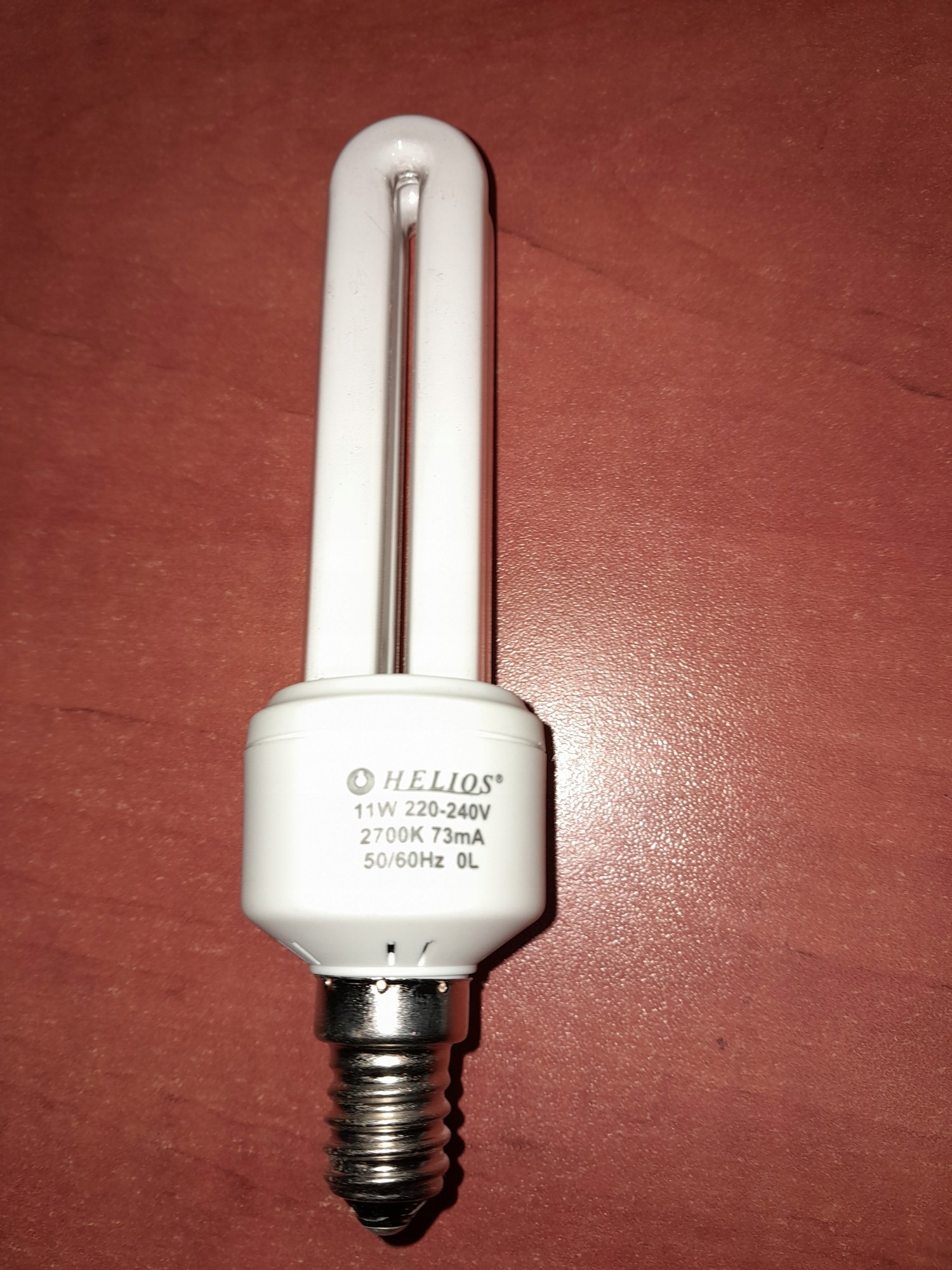 Świetlówka Kompaktowa CFL-230V 11W E14 2U Helios