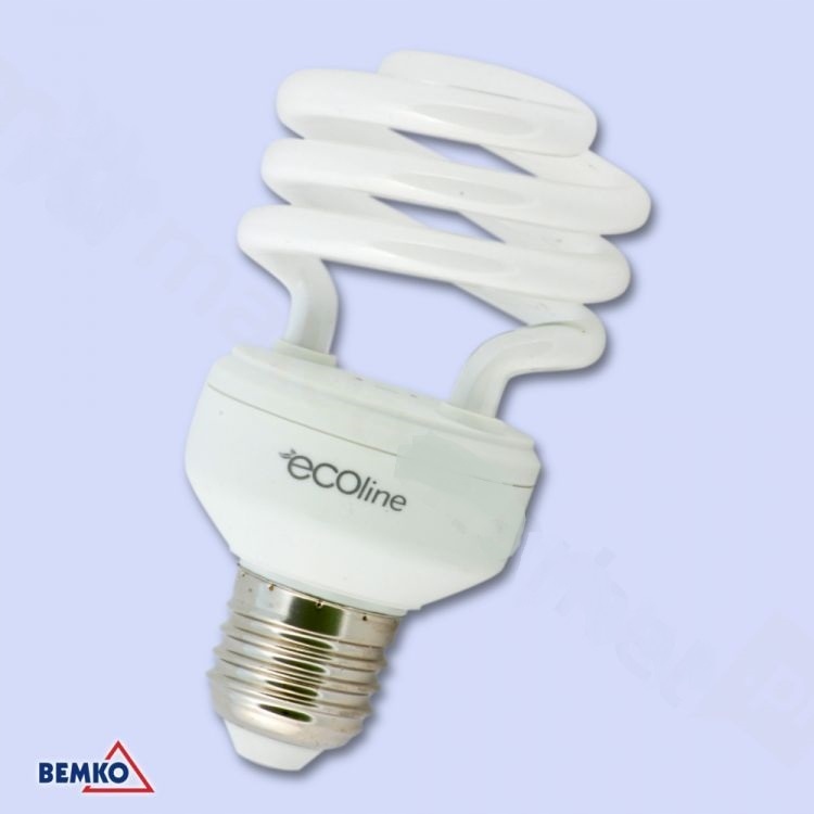 Bemko Świetlówka Spiral T2 15W E27 2700K