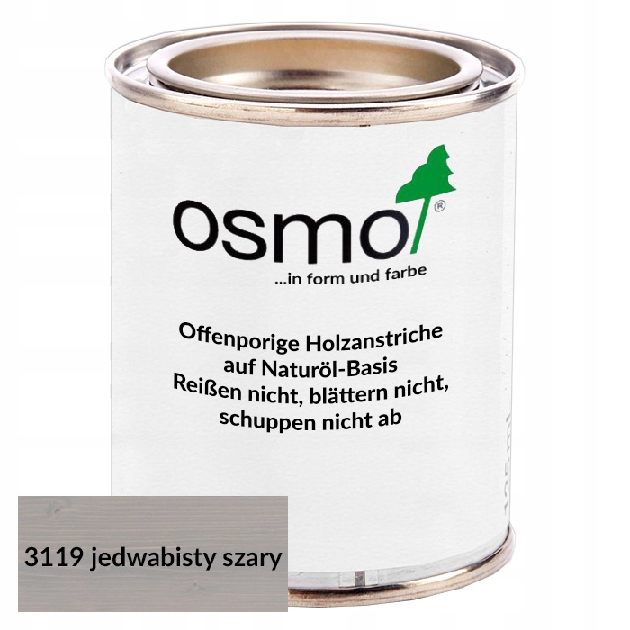 Osmo Wosk 3119 0,125L Jedwabisty Szary