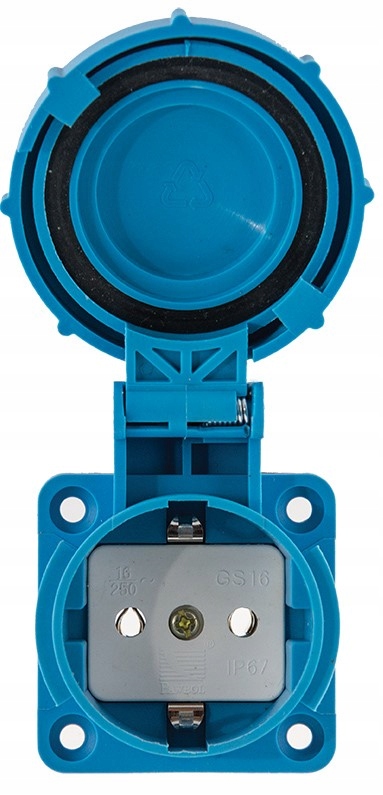 Gniazdo Tablicowe Do Obudowy Schuko 2P+Z 16A IP67