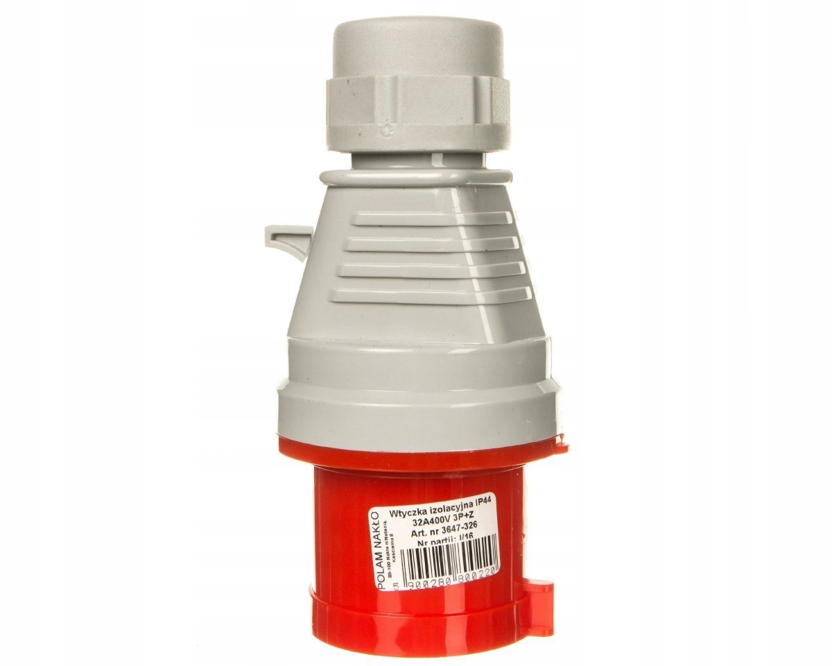 Wtyczka Przenośna 32A 400V 4P IP44 3647-326
