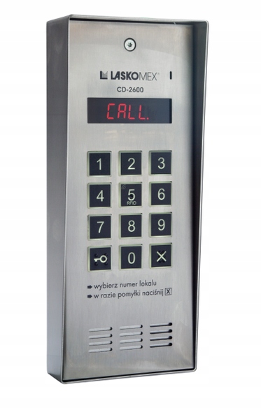 Laskomex CD-2600R Audio Z Czytnikiem Kluczy Rfid Z