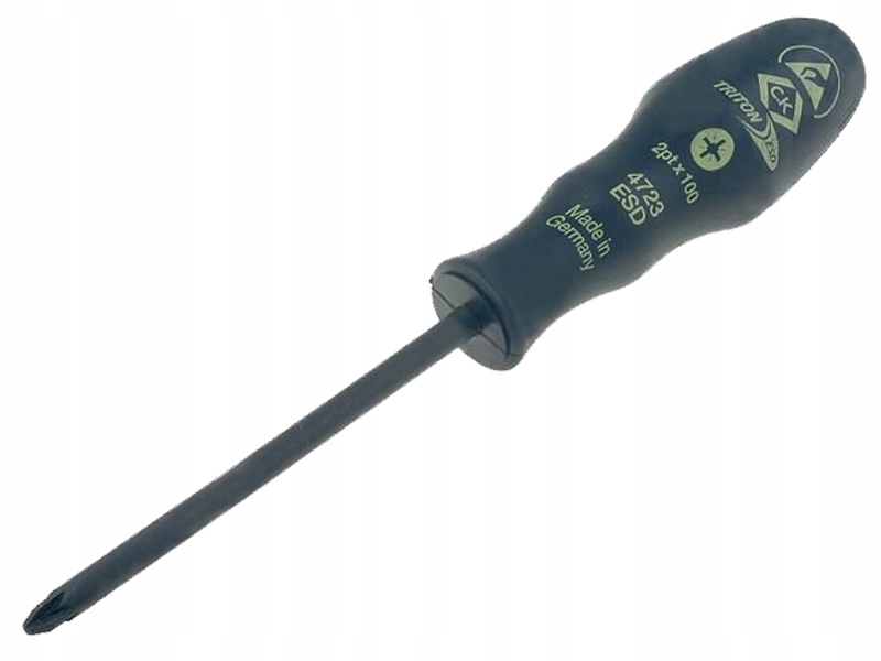 Wkrętak Phillips PZ2 Dł. Ostrza 100mm; CK-4722 Esd