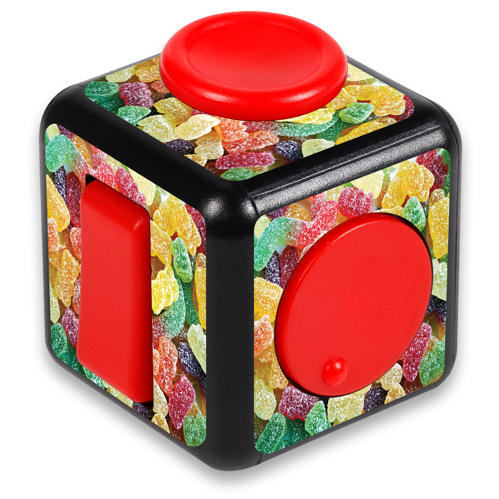 Skin for Fidget Cube - Sour Candy MightySkins Protective, Durable, and Unique Vinyl Decal Wrap Cover Easy to Apply, Remove, and Change Styles Made in