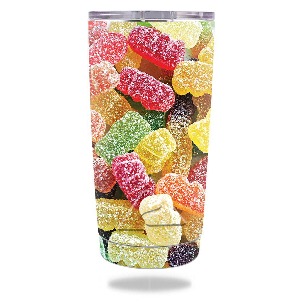 Skin Decal Wrap for Ozark Trail 20 Oz Tumbler (2016) Sour Candy