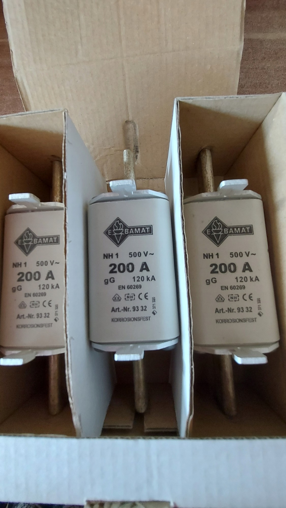Wkładka Topikowa NH1 GG 200A 120kA Art. 9332