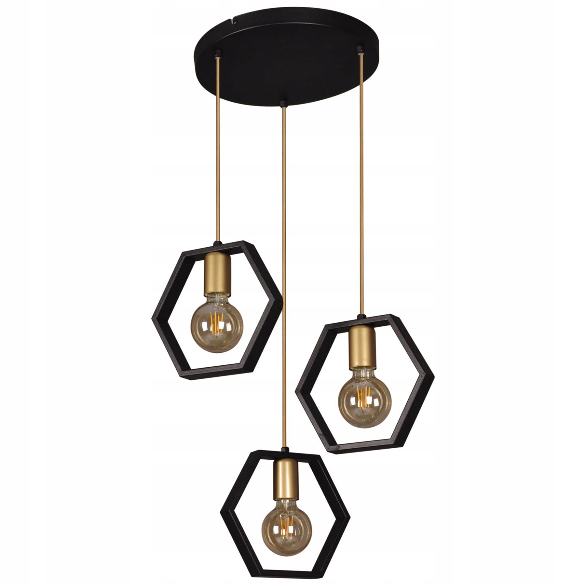 Lampa Wisząca Geometryczna żyrandol K-4722 Honey