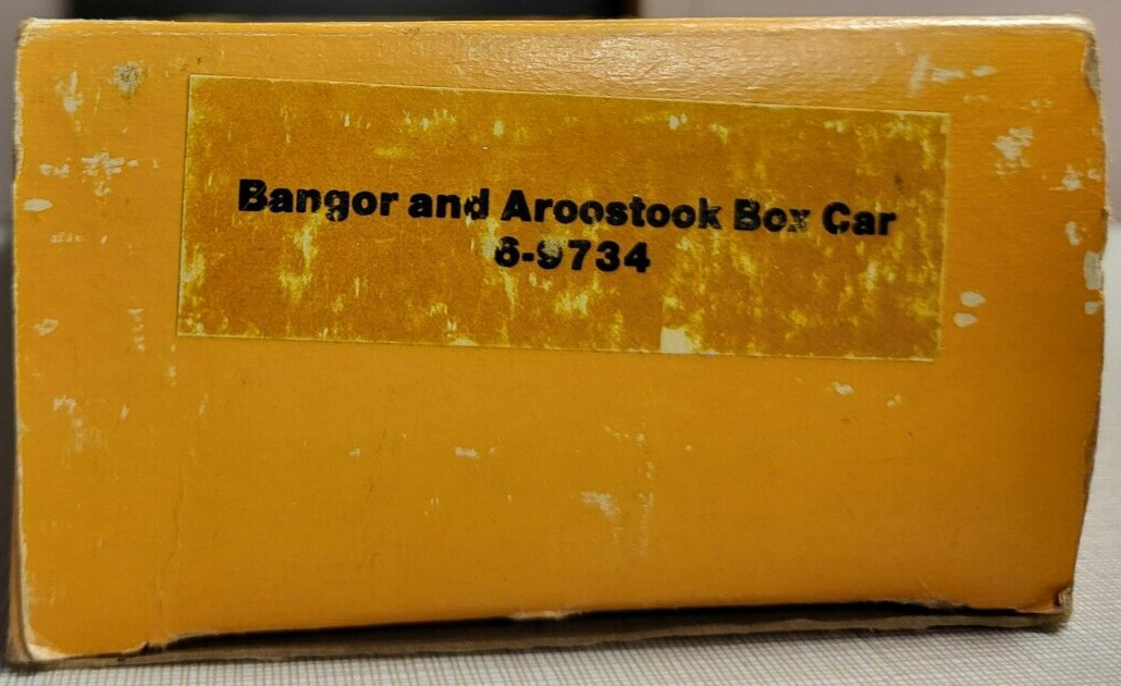 LIONEL 6-9734 Bangor and Aroostook Box Car Limited Edition O Gauge 1979 thumbnail