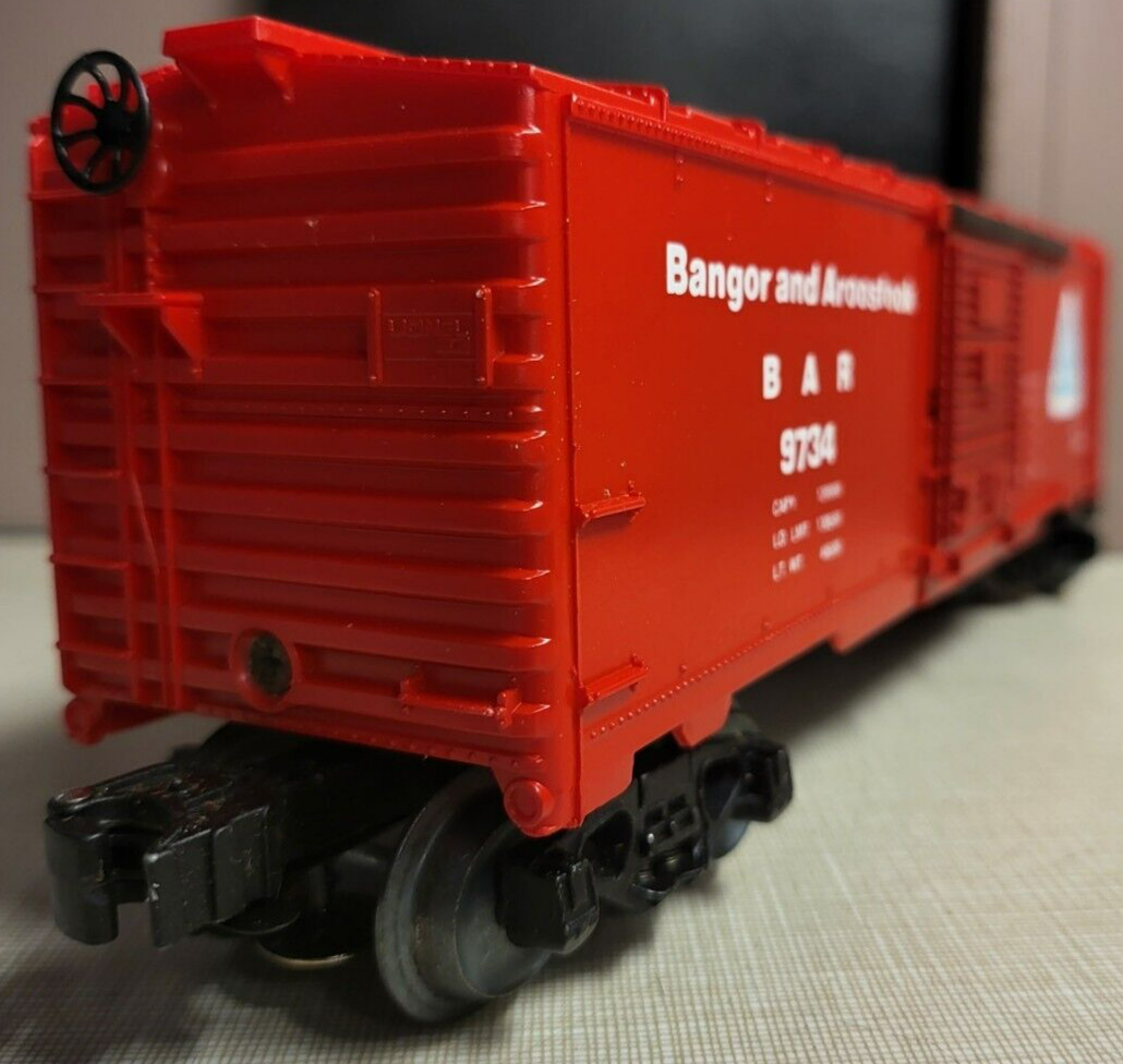 LIONEL 6-9734 Bangor and Aroostook Box Car Limited Edition O Gauge 1979 thumbnail