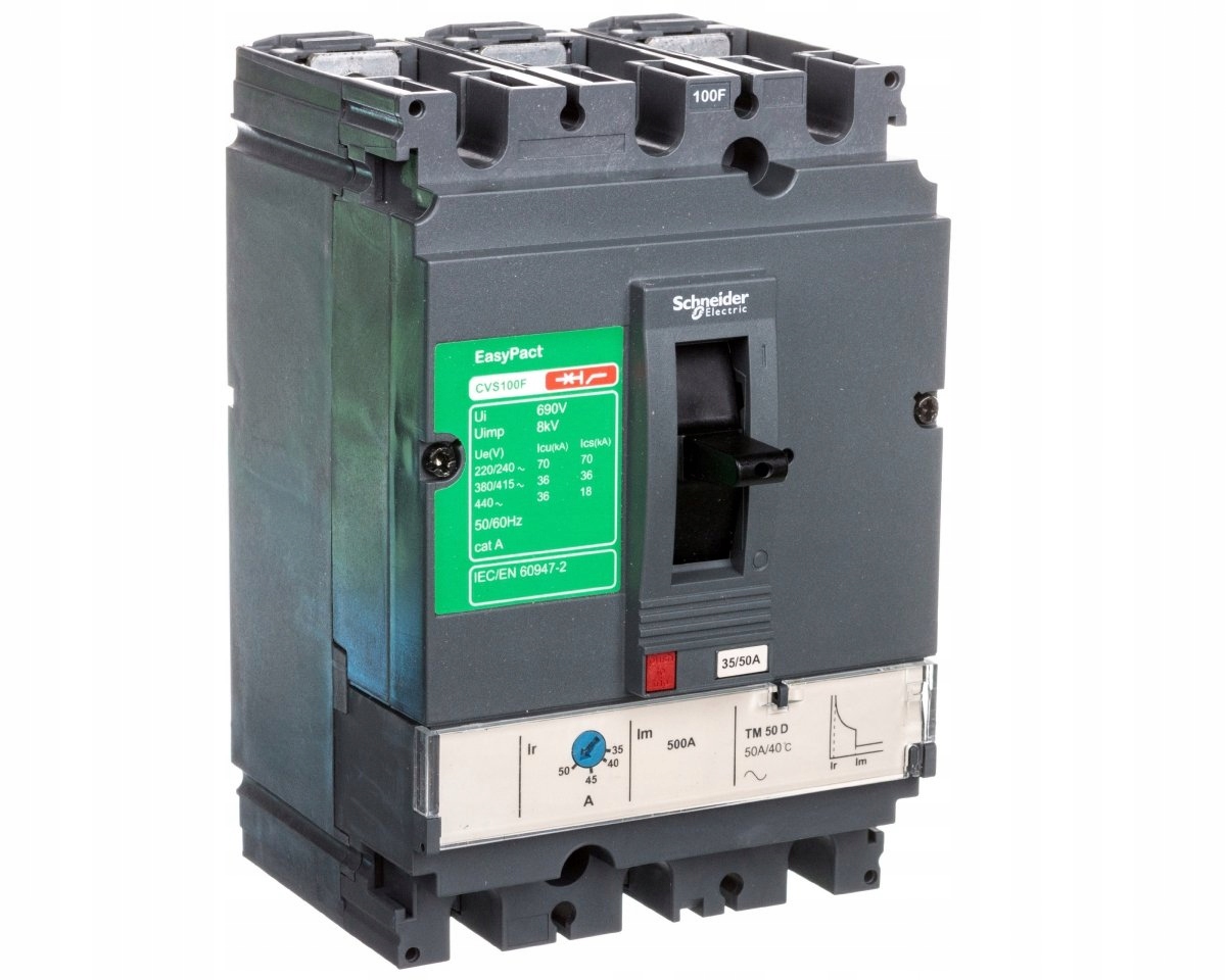 Wyłącznik Mocy 50A 3P 36kA CVS100 TM50D LV510334