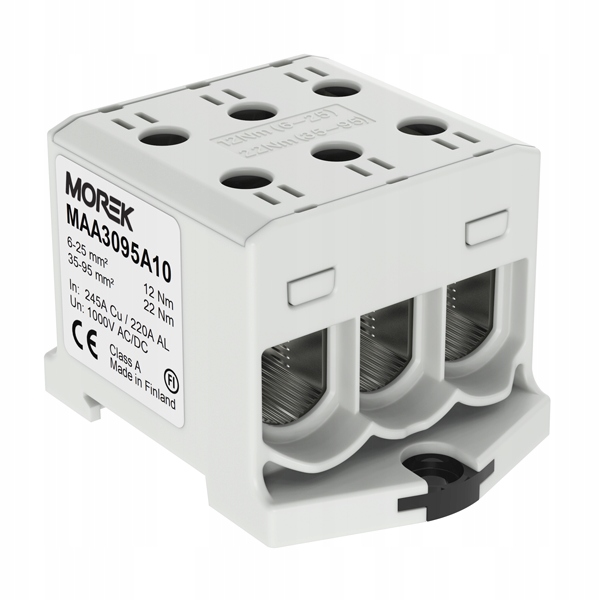 Złączka OTL95-3 Kolor Szary 3xAl/Cu 6-95mm2 1000V