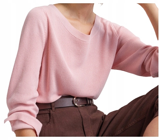 Sweter Massimo Dutti 5674/648/906 Jasny Różowy R.M