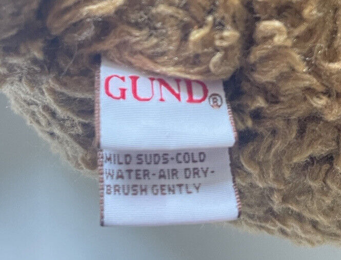 Gund Schlepp Collectable Teddy Bear Soft Plush Brown 15069 with Tag Rare Vintage thumbnail