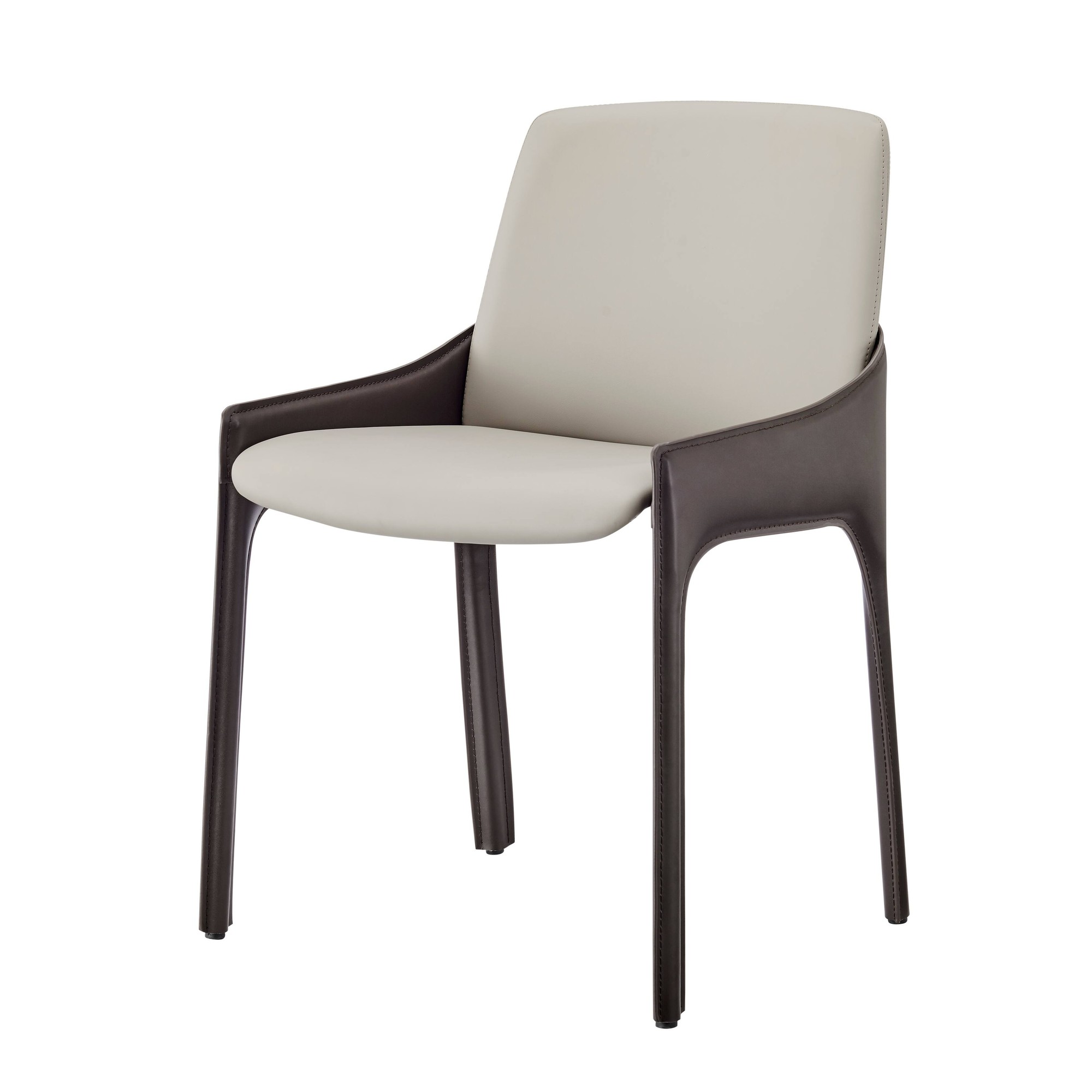 Stella Faux Leather Dining Side Chair, (Set of 2)   