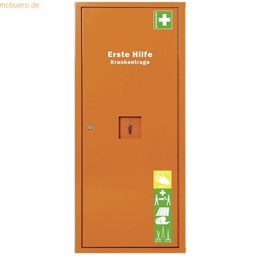 Shngen Stehschrank Erste Hilfe-Trage Gefllt Orange