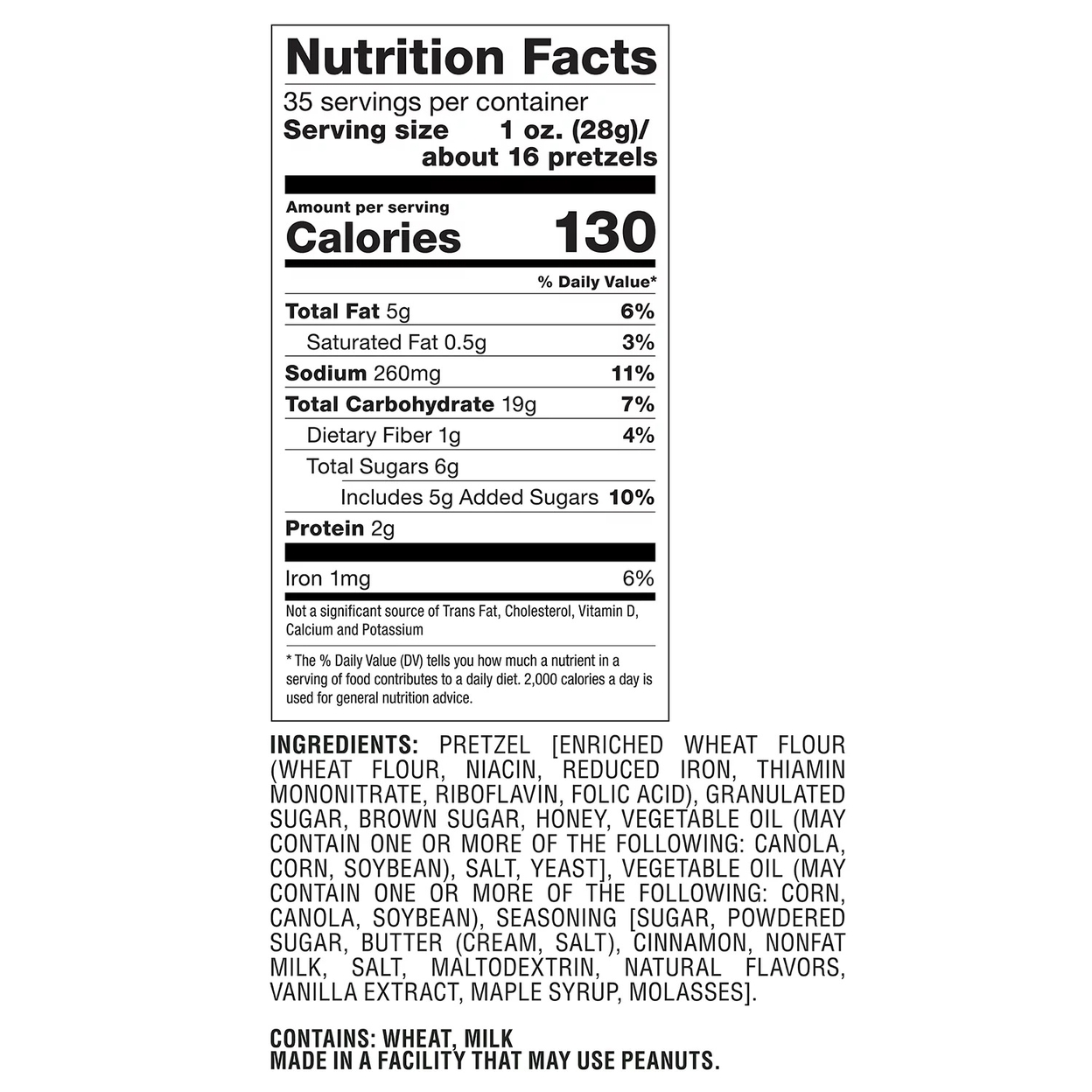 Dots Cinnamon Sugar Seasoned Pretzels (35 Ounce) thumbnail