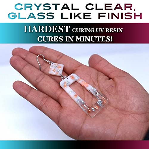 Counter Culture DIY Clear UV Resin 4oz – Fast Curing Resin for Jewelry & Crafts  2-Min Cure Time thumbnail
