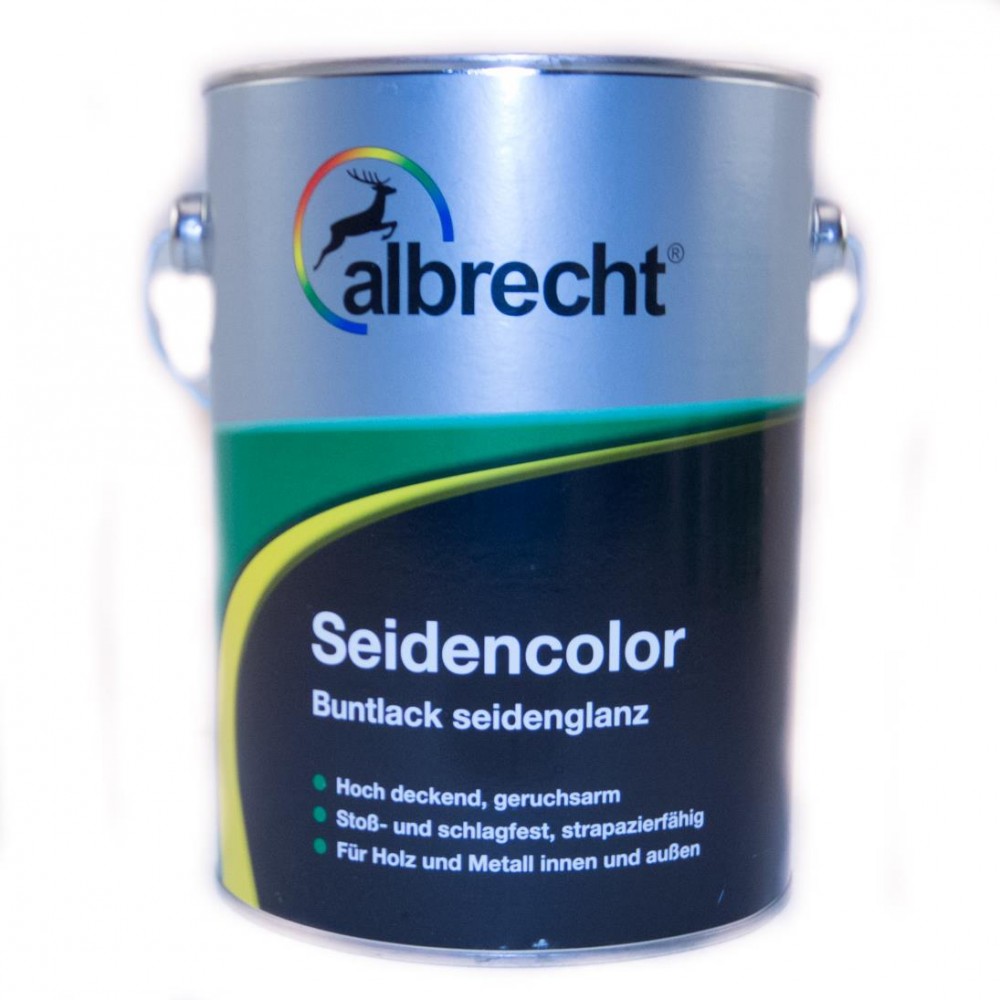 Seidencolor Buntlack Seidenglanz RAL 1021 Rapsgelb 2,5l