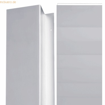 Feststehende Indextafel Für Kartentafeln 100x860mm Silberfarbig Eloxiert