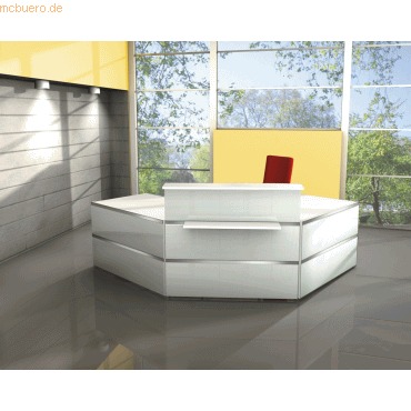 Anbautheke Atlantis Ausführung 3 BxT: 250x250cm WeiB