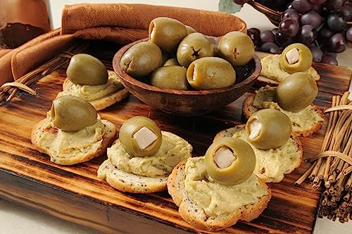 Sanniti Feta Cheese Stuffed Greek Olives, Net Weight 16 Oz - Drained Weight 10 Oz (Pack of 2) thumbnail