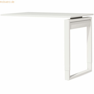 Anbautisch Fresh BxT 100x60cm Höhenverstellbar WeiB