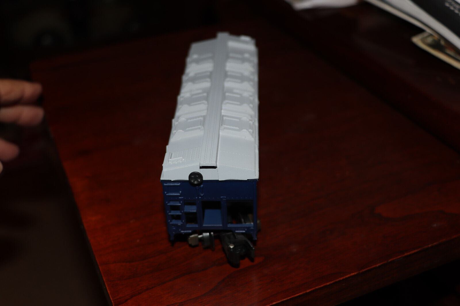 American Flyer 4-9201 S Scale Baltimore & Ohio Covered Hopper in EXCELLENT COND. thumbnail
