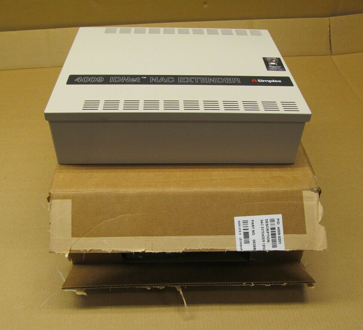 1 Nib New Simplex 4009-9201 40099201 Nac Extender 120 Vac 120v Idnet Power Suppl