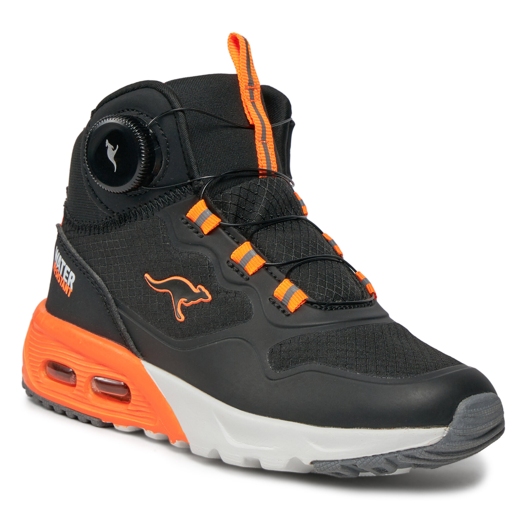 Šnurovacia Obuv KangaRoos KX-Raptor Hi FX 18903-000-5075 Jet Black/Neon Orange