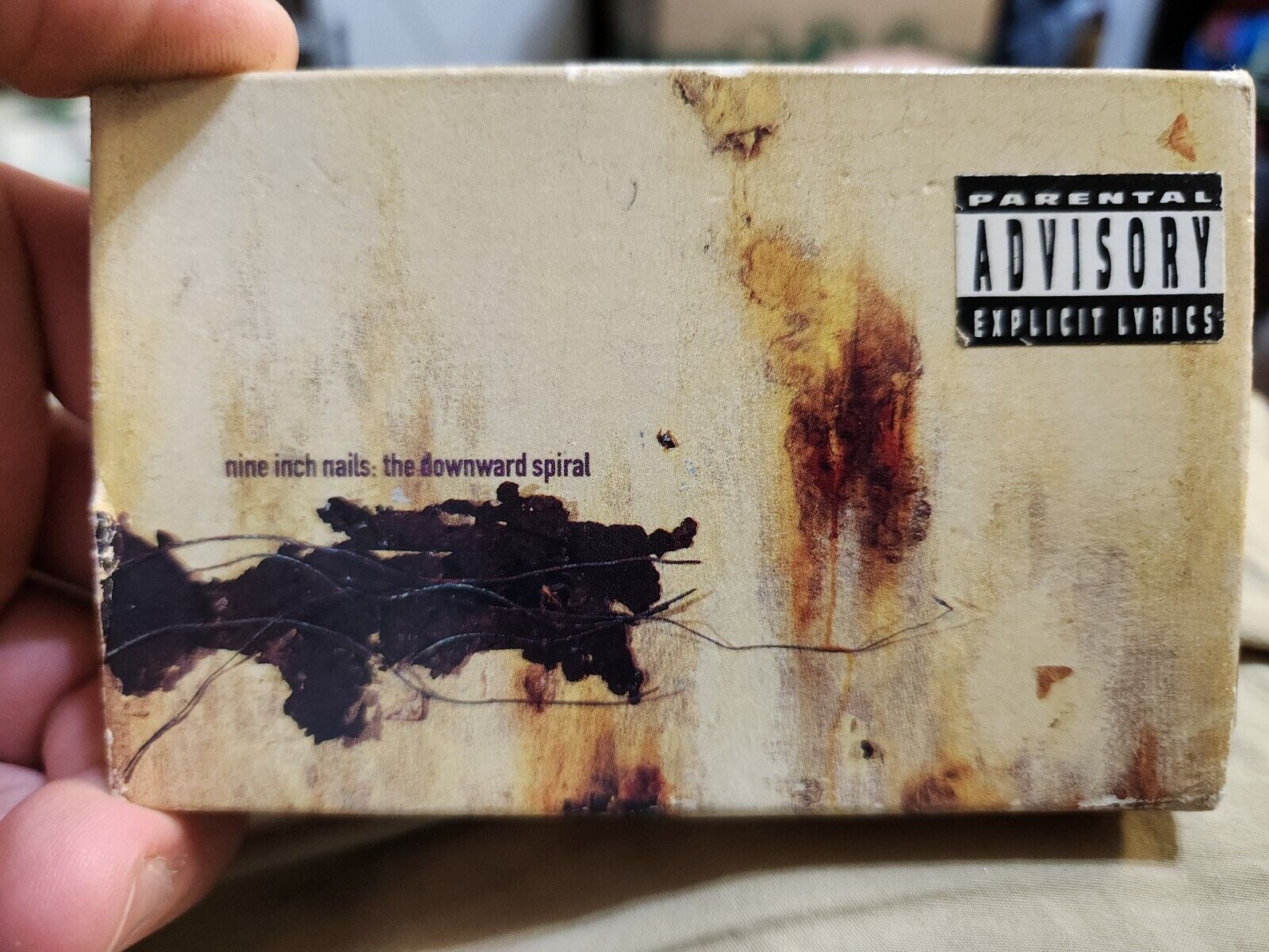 Nine Inch Nails - the Downward Spiral Club Cassette 1994 W/ Slipcover NOT TESTED thumbnail